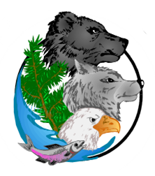 Whispering Pines Clinton Indian Band logo